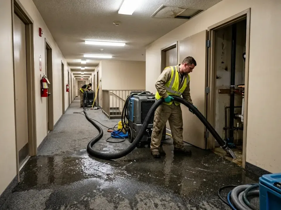 multi-unit-apartment-hallway-f-005 — frequently asked questions, Emergency Burst Pipe Water Extraction & Removal in East Pra…